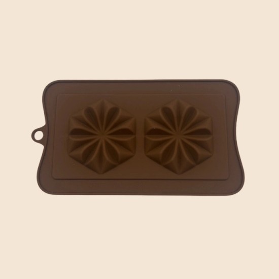 DIY Handmade Chocolate Chip Silicone Mold(2-Connected Hexagon)