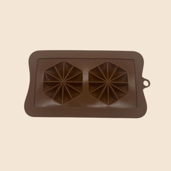 DIY Handmade Chocolate Chip Silicone Mold(2-Connected Hexagon)