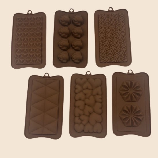 DIY Handmade Chocolate Chip Silicone Mold(Wide Herringbone Pattern)