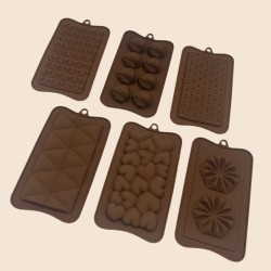 DIY Handmade Chocolate Chip Silicone Mold(Wide Herringbone Pattern)