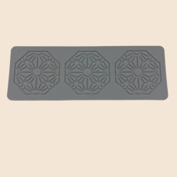 Cake Decoration Baking Silicone Stamping Mold(Three Consecutive Mirrors)
