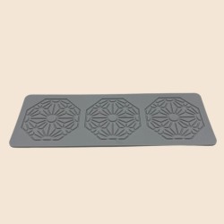 Cake Decoration Baking Silicone Stamping Mold(Three Consecutive Mirrors)