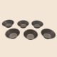Thickened Carbon Steel Non-Stick Egg Tart Mold Tray, 6 Pieces In A Set, Egg Tart Cup Tray