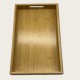 A Rectangular Wooden Or Bamboo Tray For Holding Tea Cups Of Large Size