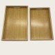 A Rectangular Wooden Or Bamboo Tray For Holding Tea Cups Of Middle Size