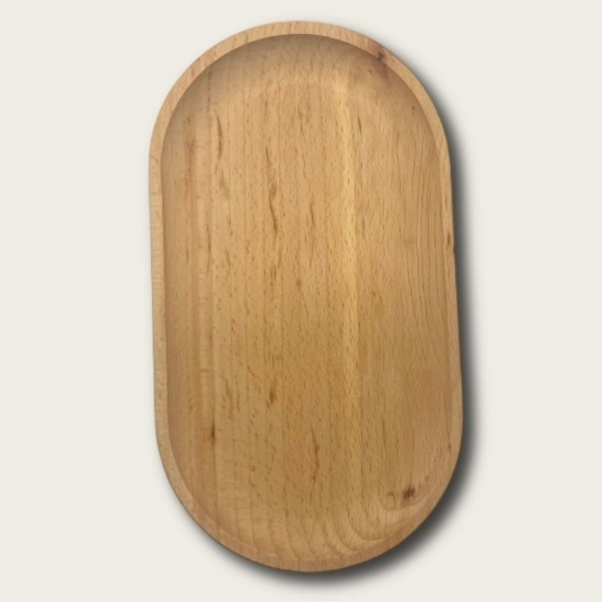 Small Oval Wooden Tray