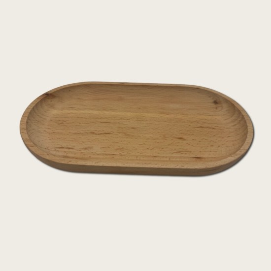 Small Oval Wooden Tray