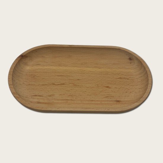 Small Oval Wooden Tray