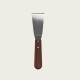 Wood-Handled Small Frying Pan, Stainless Steel Small Dense Spatula
